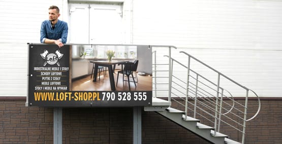 Projekty i nadruki na siatkach i banerach we Wrocławiu