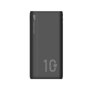 POWER BANK QP15 10000 MAH SILICON POWER - z logo z własnym nadrukiem, kolor czarny