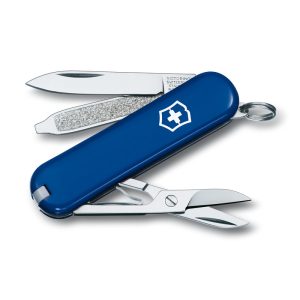 Scyzoryk Classic SD Victorinox - z logo z własnym nadrukiem, kolor niebieski