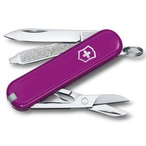 Scyzoryk Classic SD Victorinox - z logo z własnym nadrukiem, kolor fioletowy