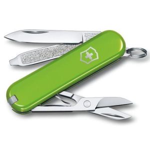 Scyzoryk Classic SD Victorinox - z logo z własnym nadrukiem, kolor jasnozielony