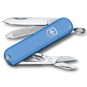 Scyzoryk Classic SD Victorinox - z logo z własnym nadrukiem, kolor jasnoniebieski