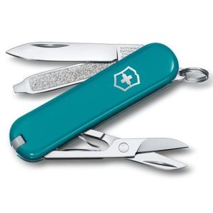 Scyzoryk Classic SD Victorinox - z logo z własnym nadrukiem, kolor turkusowy