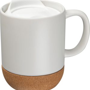 Kubek ceramiczny do sublimacji SAN JOSE 300 ml - z logo z własnym nadrukiem, kolor biały