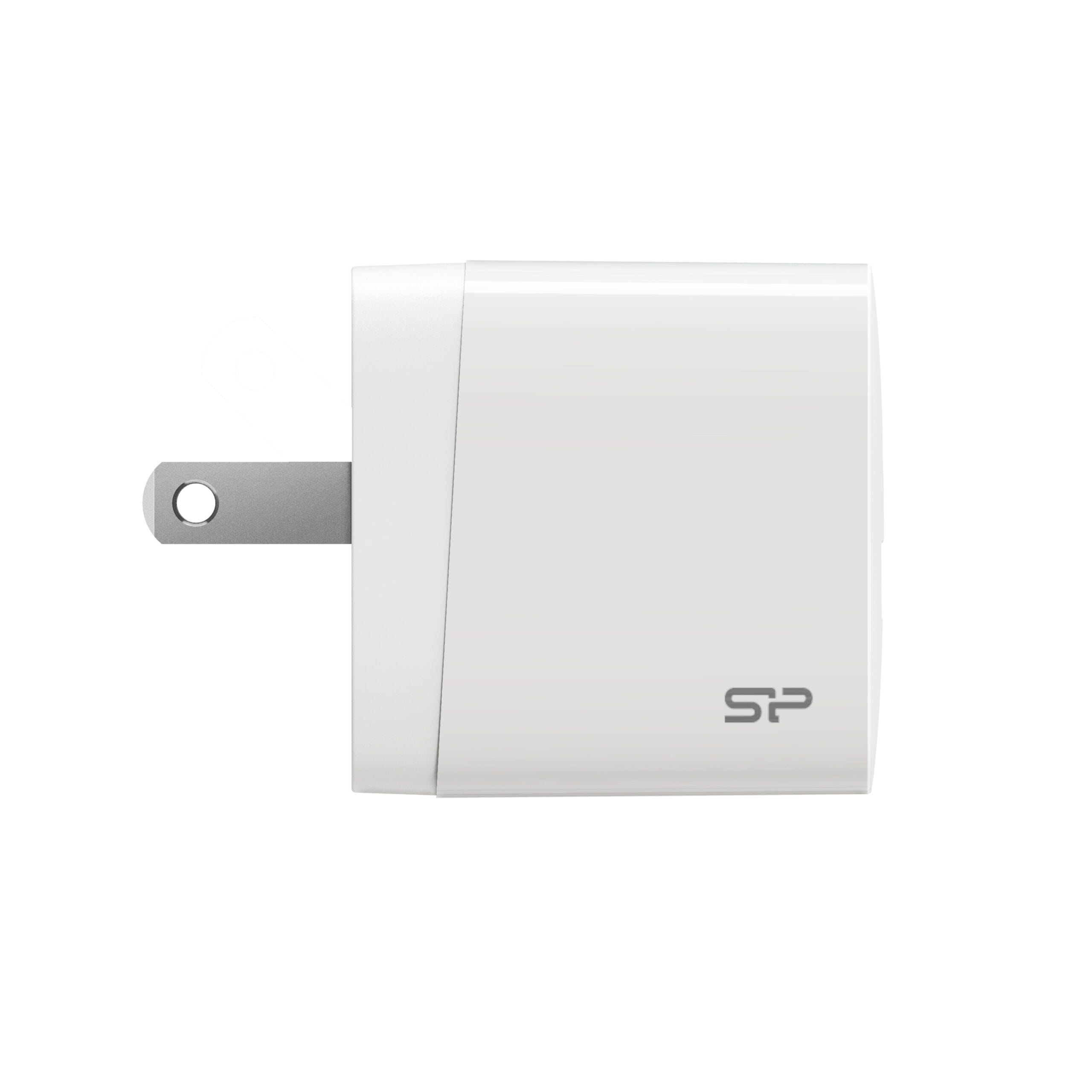 Ładowarka sieciowa QM16 SILICON POWER - z logo z własnym nadrukiem, kolor biały