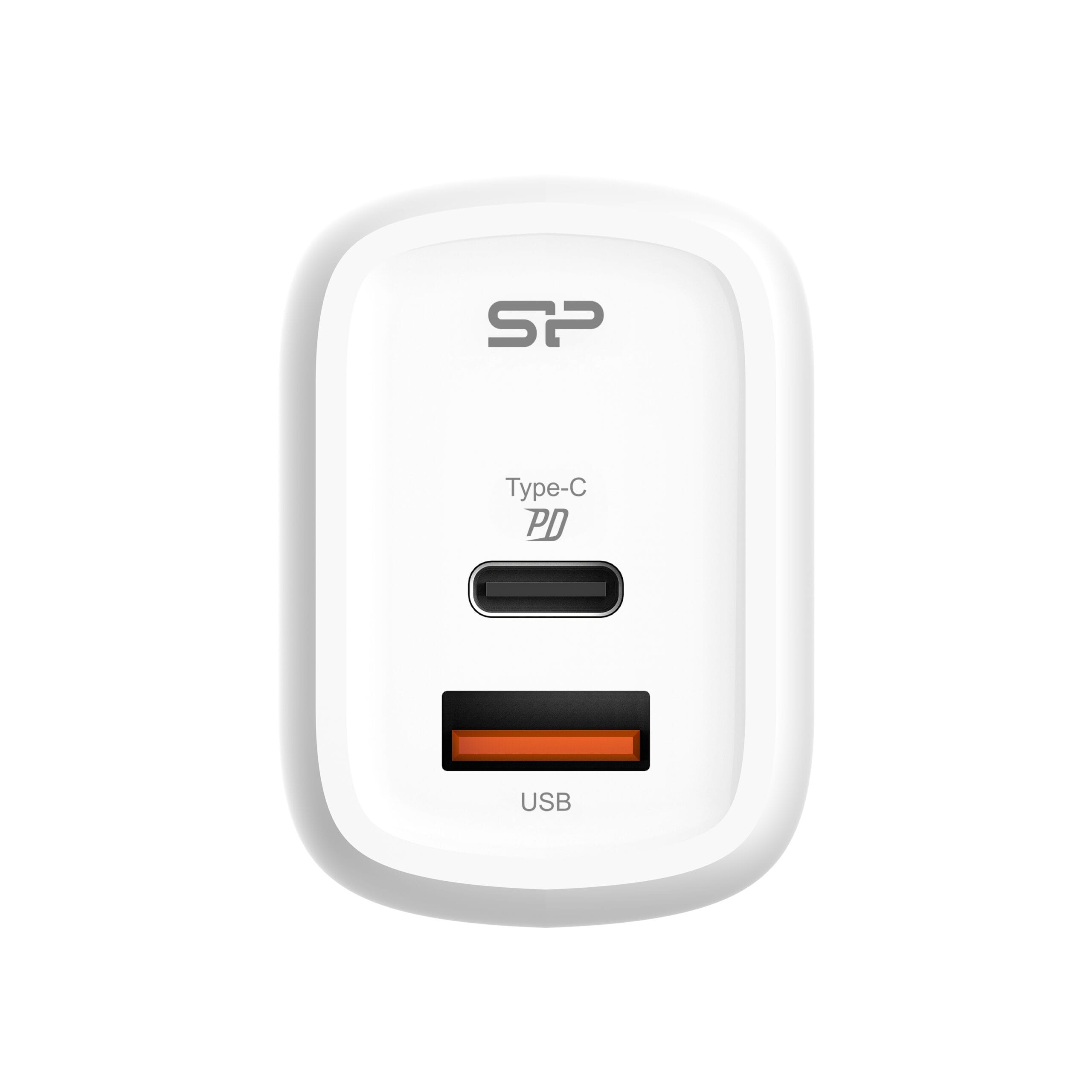 Ładowarka sieciowa QM25 SILICON POWER - z logo z własnym nadrukiem, kolor biały
