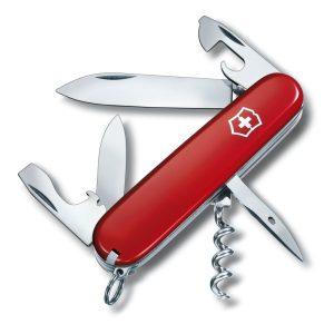 Scyzoryk Spartan Victorinox - z logo z własnym nadrukiem, kolor czerwony