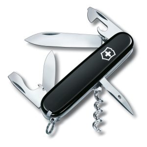 Scyzoryk Spartan Victorinox - z logo z własnym nadrukiem, kolor czarny