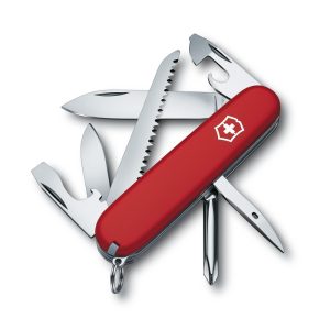 Scyzoryk Hiker Victorinox - z logo z własnym nadrukiem, kolor czerwony