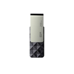 Pendrive Blaze B30, 256GB 3.1 Silicon Power - z logo z własnym nadrukiem, kolor czarny