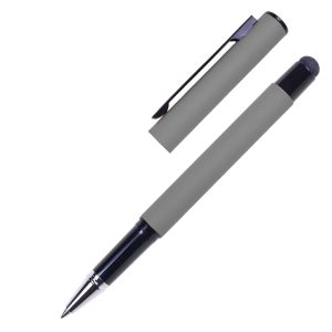 Pióro kulkowe touch pen soft touch CELEBRATION Pierre Cardin - z logo z własnym nadrukiem, kolor szary