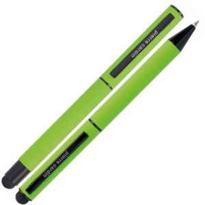 Zestaw piśmienny długopis i pióro kulkowe touch pen soft touch CELEBRATION Pierre Cardin - z logo z własnym nadrukiem, kolor…