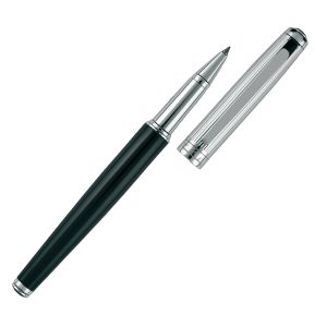 Pióro kulkowe DIDIER Pierre Cardin - z logo z własnym nadrukiem, kolor czarny