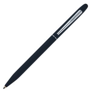 Długopis metalowy touch pen ADELINE Pierre Cardin - z logo z własnym nadrukiem, kolor czarny