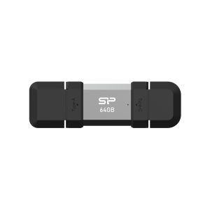 Pendrive Mobile C51, 64GB 3.2 Silicon Power - z logo z własnym nadrukiem, kolor czarny