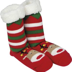 Skarpetki świąteczne LUND - z logo z własnym nadrukiem, kolor wielokolorowy