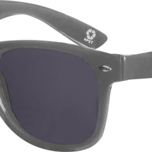 Okulary przeciwsłoneczne rPET ILLINOIS - z logo z własnym nadrukiem, kolor szary