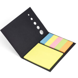 Karteczki samoprzylepne CLASS z własnym nadrukiem, kolor czarny