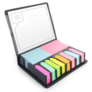 Zestaw karteczek samoprzylepnych PODI z własnym nadrukiem, kolor czarny