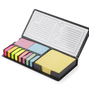 Zestaw karteczek samoprzylepnych ZICCO z własnym nadrukiem, kolor czarny