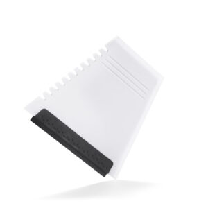 Skrobaczka GLACE z własnym nadrukiem, kolor biały