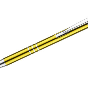 Długopis KALIPSO z własnym nadrukiem, kolor żółty