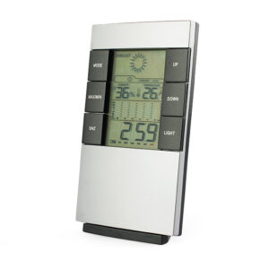 Stacja pogody NARVI z własnym nadrukiem, kolor szary