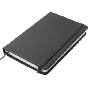 Notes VITAL A6 z własnym nadrukiem, kolor czarny