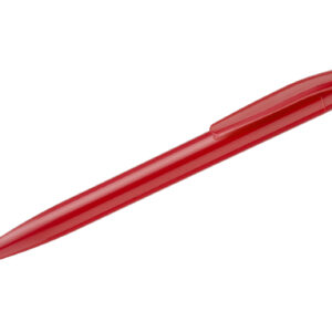 Długopis BASIC z własnym nadrukiem, kolor czerwony