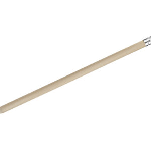 Ołówek z gumką STUDENT z własnym nadrukiem, kolor czarny