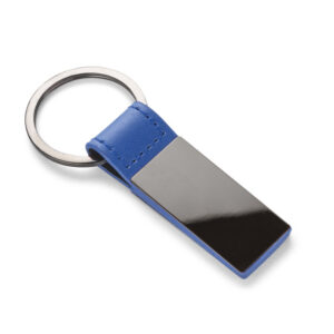 Brelok JUNG z własnym nadrukiem, kolor niebieski