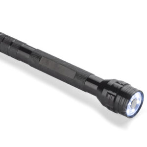 Latarka teleskopowa TIRION z własnym nadrukiem, kolor czarny