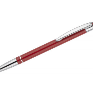 Długopis SLIM z własnym nadrukiem, kolor czerwony