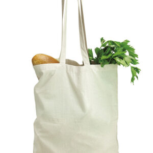 Torba bawełniana KOTO 105g z własnym nadrukiem, kolor naturalny