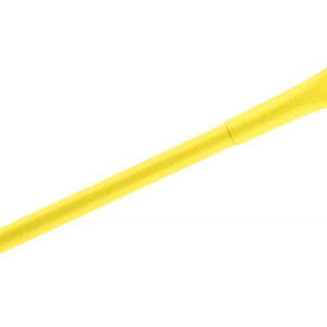 Długopis papierowy PINKO z własnym nadrukiem, kolor żółty