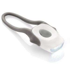 Lampka rowerowa COUTI przednia (białe diody) z własnym nadrukiem, kolor biały