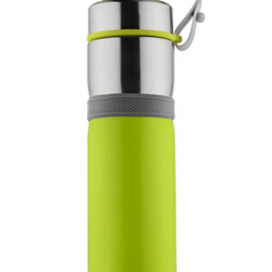 Bidon termiczny BREEZE 500 ml z własnym nadrukiem, kolor zielony jasny