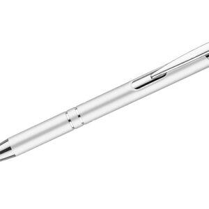 Długopis KOSMOS z własnym nadrukiem, kolor srebrny
