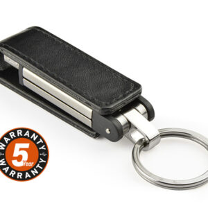 Pamięć USB BUDVA 16 GB z własnym nadrukiem, kolor czarny