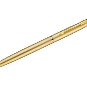 Pióro kulkowe GLOW GOLD z własnym nadrukiem, kolor złoty