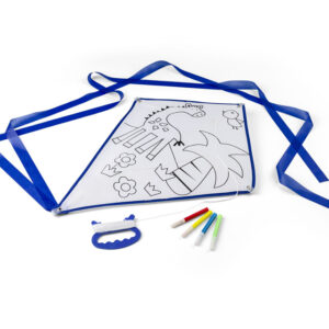 Latawiec KAJTO z własnym nadrukiem, kolor biały