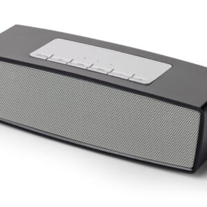 Głośnik bezprzewodowy AMBIENT z własnym nadrukiem, kolor czarny