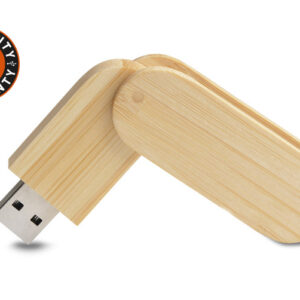 Pamięć USB bambusowa STALK 16 GB z własnym nadrukiem