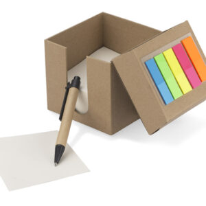 Przybornik na biurko PELI z własnym nadrukiem, kolor naturalny