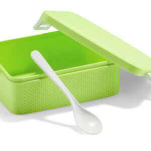 Pojemnik PANINI 900 ml z własnym nadrukiem, kolor zielony jasny