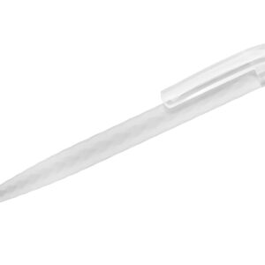 Długopis KEDU z własnym nadrukiem, kolor biały