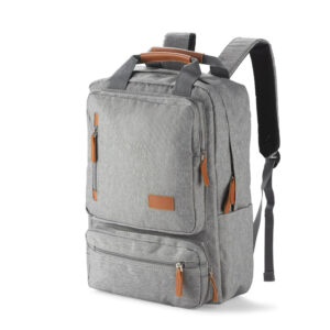 Plecak PAKKU z własnym nadrukiem, kolor szary