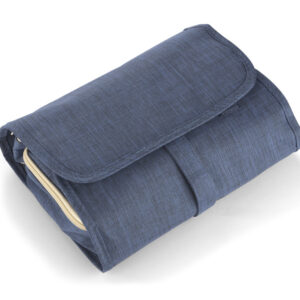 Kosmetyczka ROLLI z własnym nadrukiem, kolor granatowy