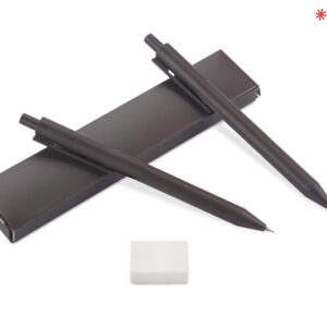 Zestaw piśmienniczy kawowy KOPIKO z własnym nadrukiem, kolor brązowy