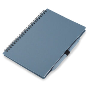 Notes z długopisem TRESA A5 z własnym nadrukiem, kolor niebieski